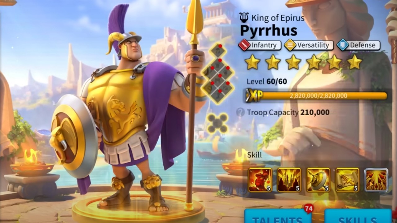 Pyrrhus talent tree